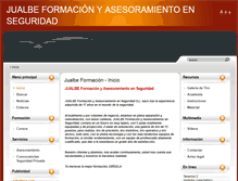Tablet Screenshot of jualbe-formacion.com